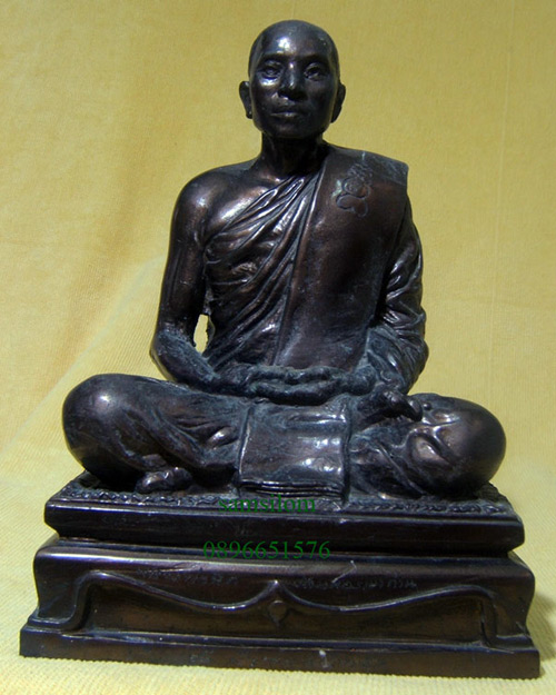 หลวงพ่อนิด วัดหนองเผาถ่าน ชะอำ เพชรบุรี พระบูชา ปี35