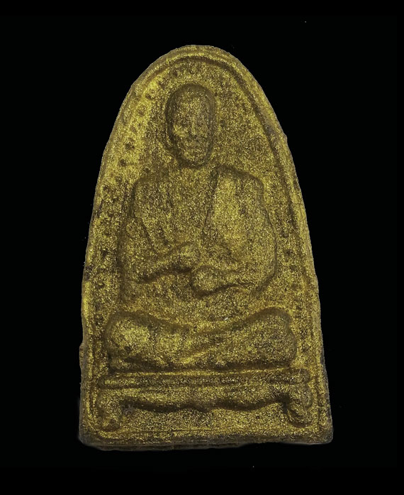 พระกรุวัดป่าช่องกุ่ม พิมพ์สมเด็จพุทธาจารย์โต หลวงปู่หมุนปลุกเสก พิธีรวยทันใจ เนื้อผงว่าน ทาทอง หายาก