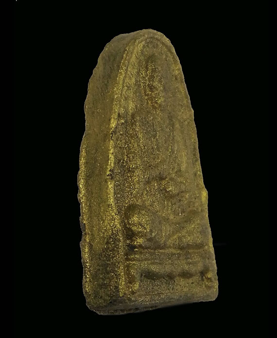 พระกรุวัดป่าช่องกุ่ม พิมพ์สมเด็จพุทธาจารย์โต หลวงปู่หมุนปลุกเสก พิธีรวยทันใจ เนื้อผงว่าน ทาทอง หายาก