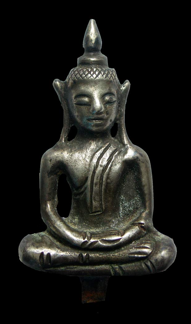 พระยอดธง อยุธยา เนื้อเงินเก่า สภาพสวยครับ