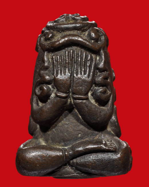 พระปิดตามหาลาภ(ก้นสิงห์)หลวงพ่อเกษม เขมโก เนื้อนวะโลหะ พิธีเดียวกับรูปหล่อก้นหนู ๙ เม.ย ๑๘ สวยเดิมๆ 