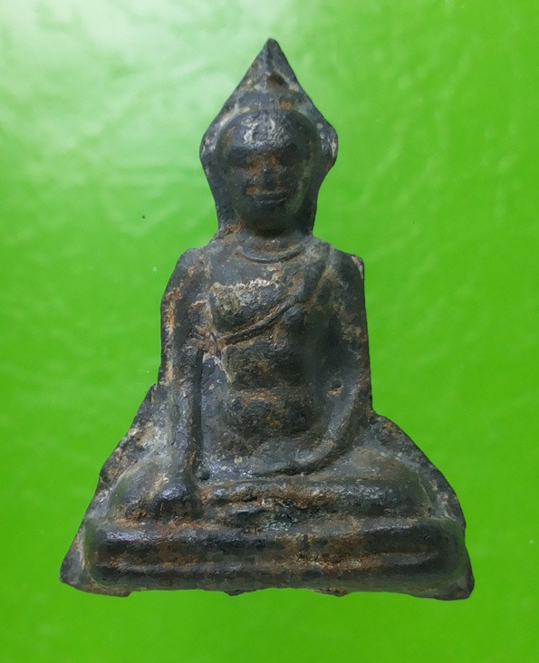 พระร่วงหลังลิ่ม  เนื้อชินเงิน