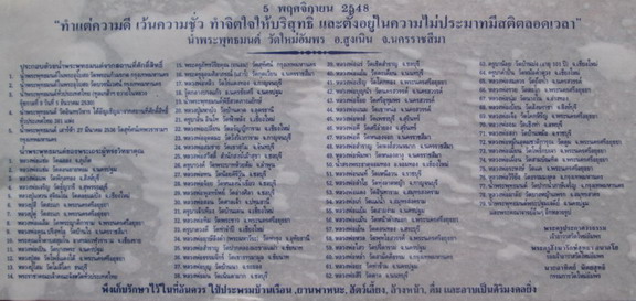 น้ำมนต์ หลวงพ่อคูณ ปี48 วัดใหม่อัมพร