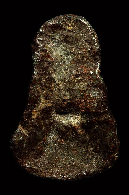 พระท่ากระดานน้อยกรุท่าเสา พระหนา สนิมแดงจัดๆ