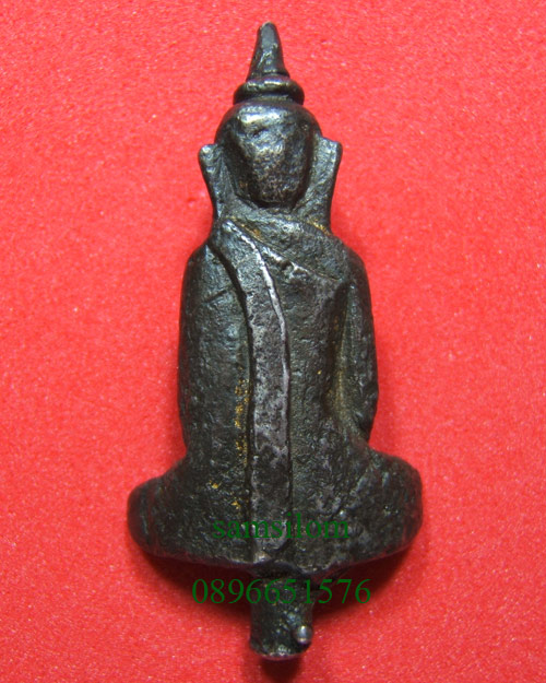 พระยอดธง เนื้อเงิน กรุวัดสิงห์ ปทุมธานี (2)