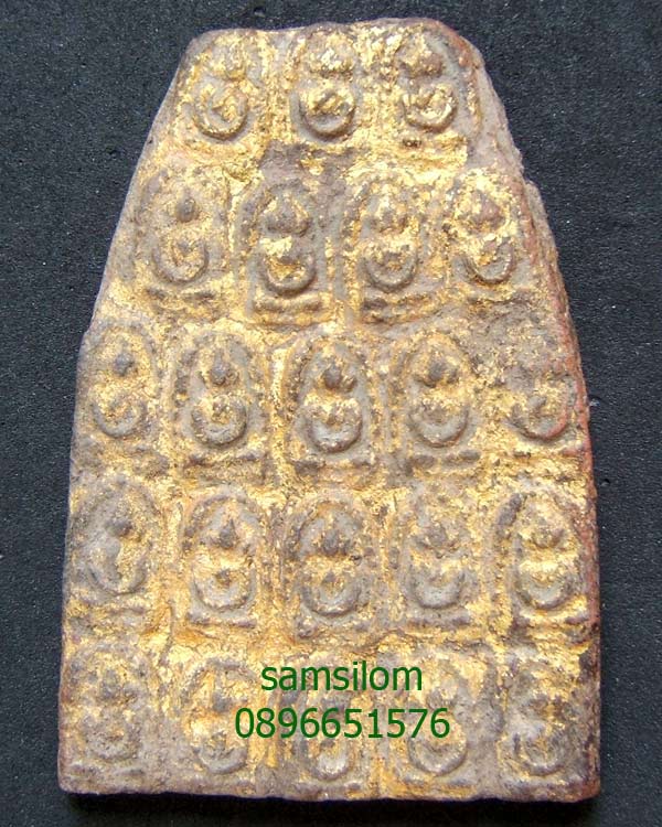 พระแผงตัด อยุธยา 22องค์ ทองเดิม สวยมาก