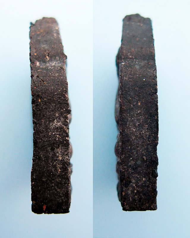 พระปิดตาห้าเหลี่ยม เนื้อดำ หลวงปู่บัว ถามโก รุ่นที่ระลึกหล่อรูปเหมือน ปี ๒๕๔๑