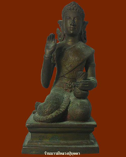 นางกวักขนาดบูชา หลวงพ่อจวน วัดหนองสุ่ม สิงห์บุรี หายาก