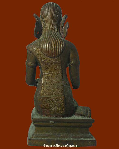 นางกวักขนาดบูชา หลวงพ่อจวน วัดหนองสุ่ม สิงห์บุรี หายาก
