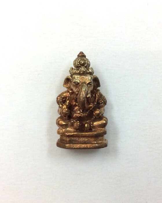 พระพิฆเนศ รุ่น 100ปี พระราชวังสนามจันทร์ ปี50 เนื้อนวโลหะ No.40 กล่องเดิม สำนักพระราชวังจัดสร้าง