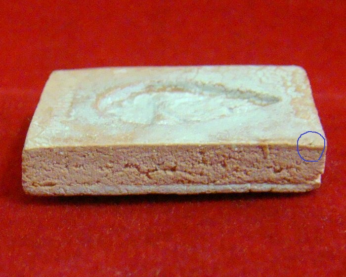 พระคำหมากหลวงพ่อฤๅษีลิงดำ วัดท่าซุง  พิมพ์เนตรจุดมีเกศา 