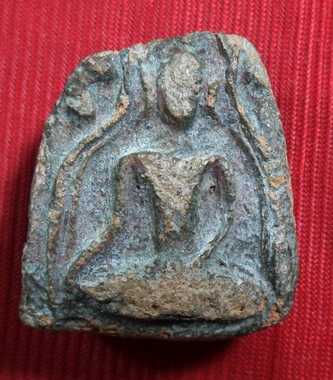 พระขุนแผนบ้านกร่าง พรายคู่ตัดเดี่ยว ตามสภาพ พร้อมบัตร