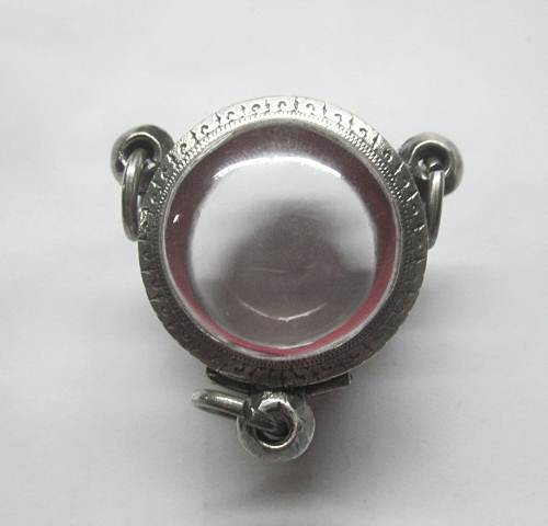 ตลับเงินทรงกลม 3 ห่วง เคาะเดียว