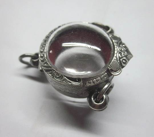 ตลับเงินทรงกลม 3 ห่วง เคาะเดียว