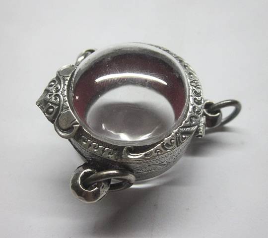 ตลับเงินทรงกลม 3 ห่วง เคาะเดียว