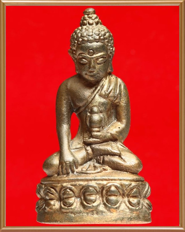 พระกริ่งเฉลิมพล รุ่นสร้างโรงพยาบาลโคกโพธิ์ วัดช้างให้ ปี ๒๕๓๙ เนื้อนวโลหะ 