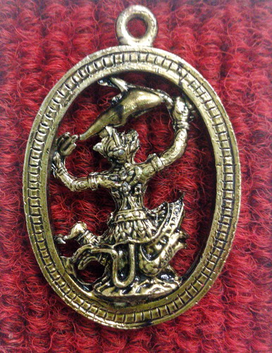 เหรียญหล่อหนุมานเชิญธง ที่ระลึกพิธีเททองหล่อพระประธาน วัดถ้ำเขาโบสถ์ จ.ระยอง ปี56