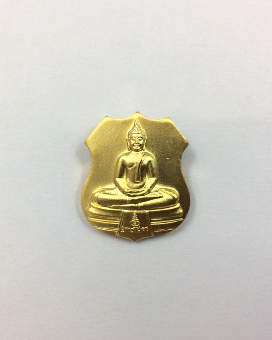เหรียญหลวงพ่อโสธร หลังโฮโรแกรม รุ่นทูลเกล้ามหามงคล ปี44 เนื้อกะไหล่ทอง มีโค๊ด กล่องเดิม #4