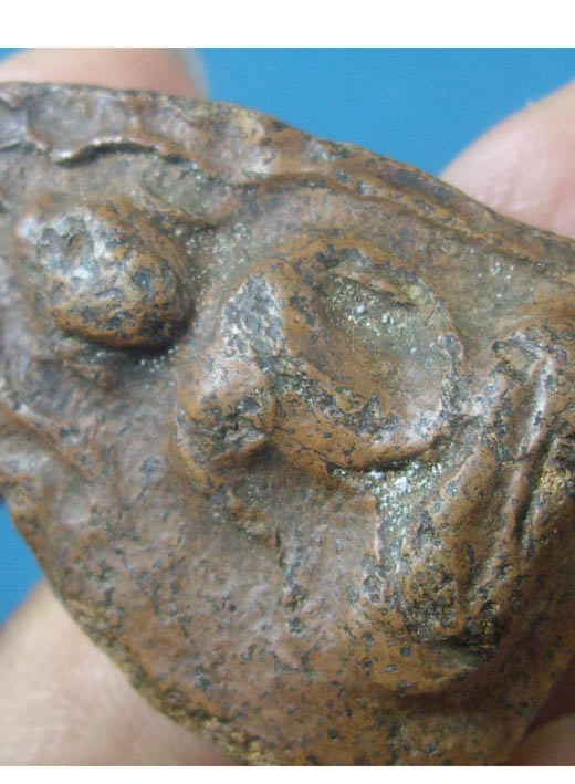 พระขุนแผนบ้านกร่าง พรายคู่ตัดเดี่ยว พิมพ์หน้ายักษ์  สุพรรณบุรี เนื้อหาจัดจาน แท้ตาเปล่า ดูง่าย..