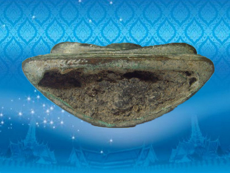 พระชัยอยุธยาเนื้อสัมฤทธิ์ หน้าตัก2นิ้ว สู ่ง4นิ้ว