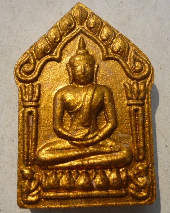 พระขุนแผนผงพรายกุมาร ที่ระลึกฉลองกุฏิใหม่วัดชุมแสง ระยอง ลพ.สาครปลุกเสก กล่องเดิมจากวัด 