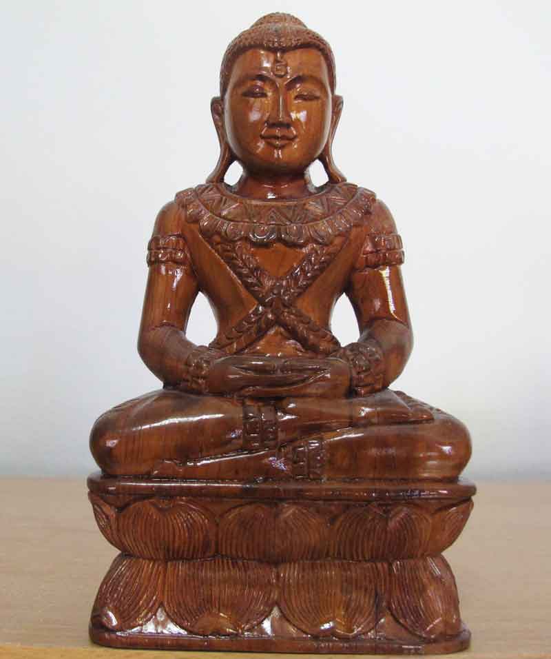 พระพุทธรูป ไม้หอม แกะสลัก 