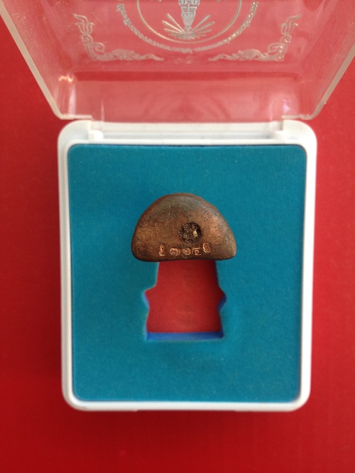 รูปหล่อโบราณ เนื้อนวะ หลวงปู่หมุน ฐิตสีโล รุ่นอายุยืน  