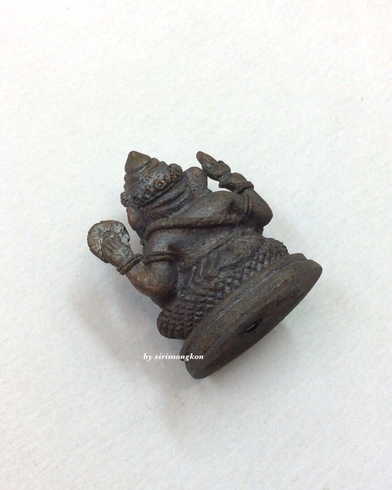 พระพิฆเนศ รุ่นบารมีศรีสนธิ์ วัดสุทัศนเทพวราราม เนื้อนวโลหะ มีโค๊ด กล่องเดิม No.393