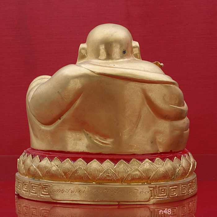 พระบูชาพระสังฆจาย วัดพระปฐมเจดีย์ พุทธสมาคมจัดสร้าง ปี 2537 หน้าตัก 9 นิ้ว