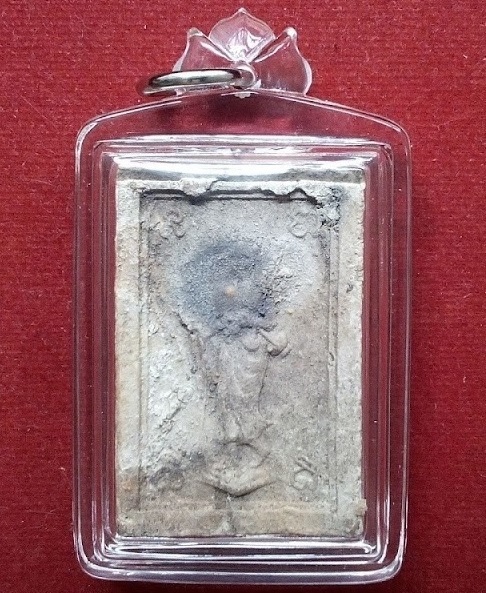 พระสมเด็จหลังพระสีวลี พิมพ์ใหญ่ เอวใหญ่ เนื้อผงบรรจุกรุ หลวงพ่อกวย วัดโฆษิตาราม ชัยนาท ปี15