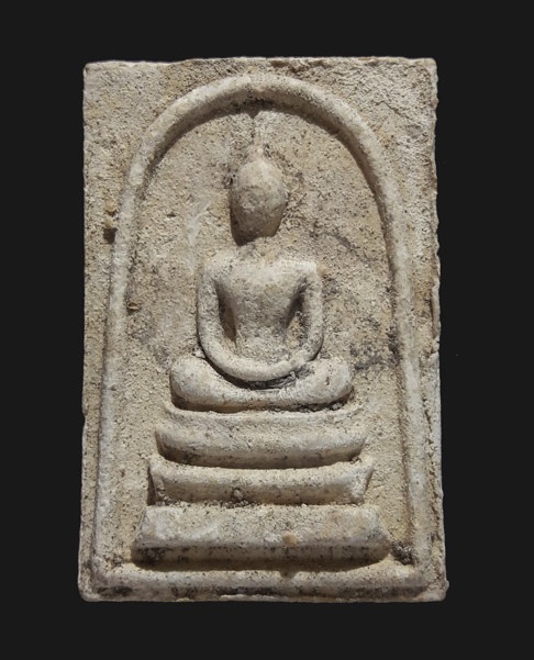 พระสมเด็จหลังพระสีวลี พิมพ์ใหญ่ เอวใหญ่ เนื้อผงบรรจุกรุ หลวงพ่อกวย วัดโฆษิตาราม ชัยนาท ปี15