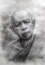 " หลวงปู่ทิม วัดละหารไร่ " ภาพวาดดินสอ,ชาโคล Portrait Drawing 