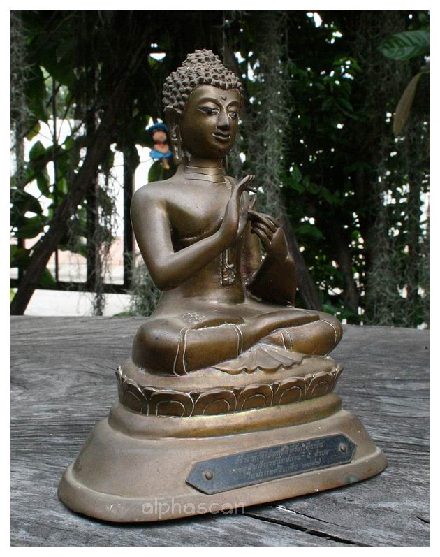 สวย***พระบูชาปางสนเข็ม วัดเวฬุราชิน กรุงเทพ พศ.2497***