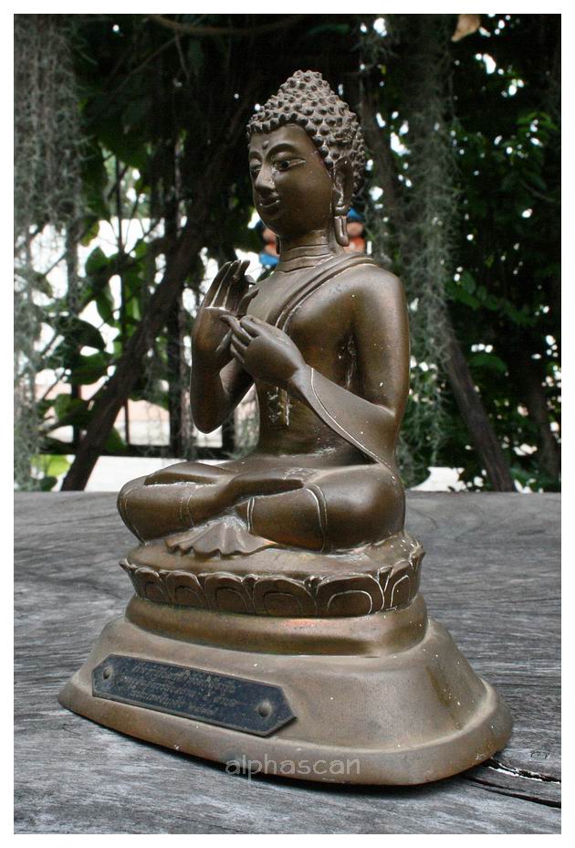 สวย***พระบูชาปางสนเข็ม วัดเวฬุราชิน กรุงเทพ พศ.2497***