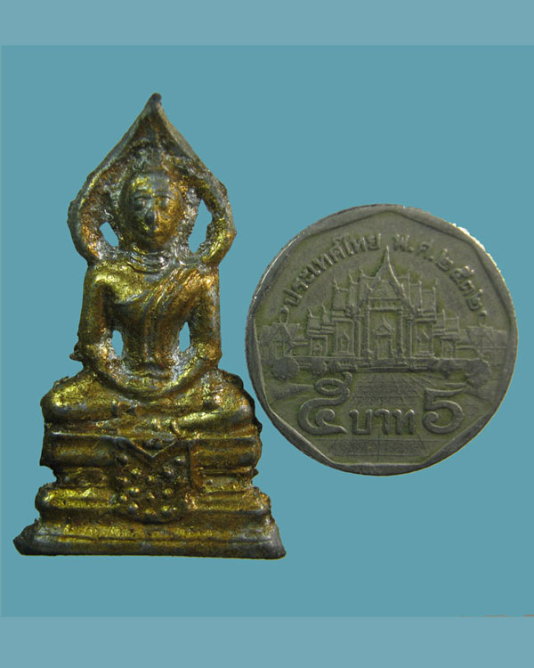 พระปรุหนังเดี่ยว กรุวัดกลางตลาดพลู