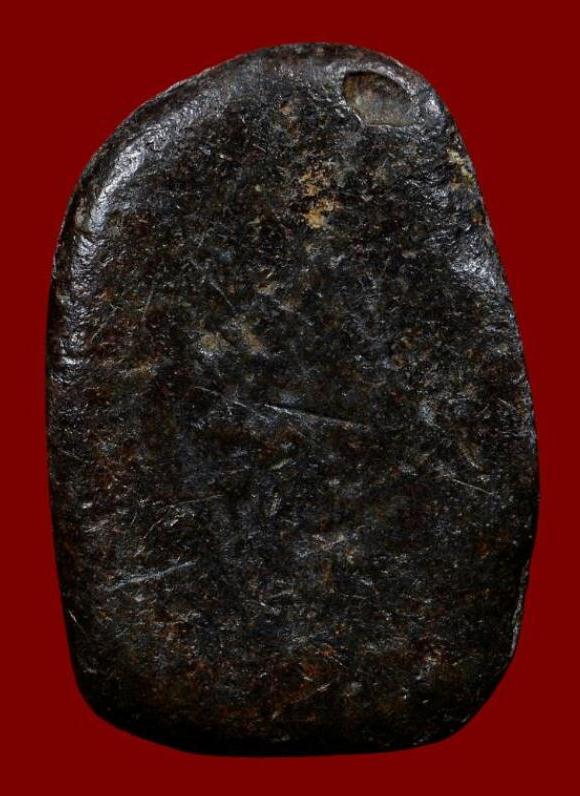 พระพิมพ์พระคง เนื้อตะกั่วสนิมแดง กรุวัดสุวรรณ จ.อ่างทอง มาพร้อมบัตรรับรองความแท้