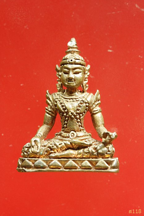 รูปหล่อพระพุทธทรงเครื่่องไม่ทราบที่