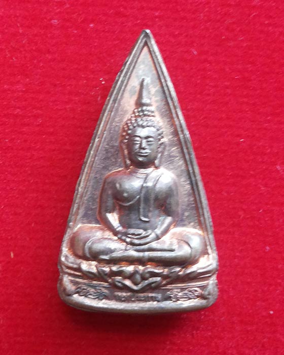 หลวงพ่อโสธร2หน้า รุ่นทองประทาน เนื้อทองแดงผิวไฟ วัดโสธรวรารามวรวิหาร พร้อมกล่องเดิม