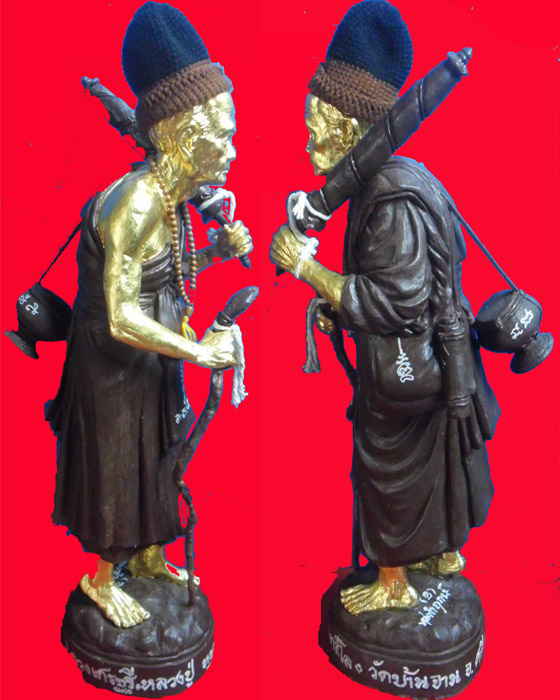 รูปเหมือนบูชา หลวงปู่หมุน ยืนพระสีวลีขนาดสูง๒๓นิ้วรุ่นดวงเศรษฐี๕๘เนื้อเหล็กน้ำพี้หล่อนำฤกษ์เลข๑ปี๕๘