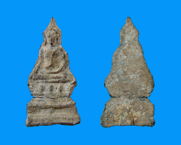 พระอู่ทองฐานสูง กรุเทวสังฆาราม(เหนือ) กาญจนบุรี เนื้อชิน สภาพเดิมๆจากกรุ