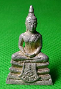 รูปหล่อหลวงพ่อโสธร 80 ปี กรมตำรวจ เนื้อเงินพ่นทราย