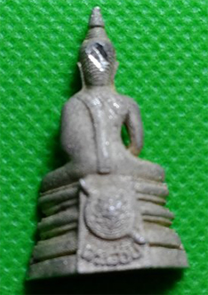 รูปหล่อหลวงพ่อโสธร 80 ปี กรมตำรวจ เนื้อเงินพ่นทราย