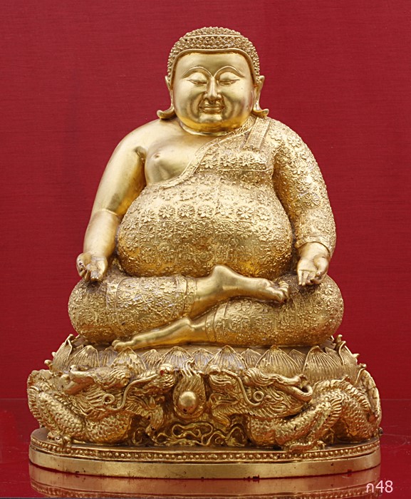 พระบูชาพระสังฆจาย วัดมังกรกมลาวาส หน้าตัก 9 นิ้ว