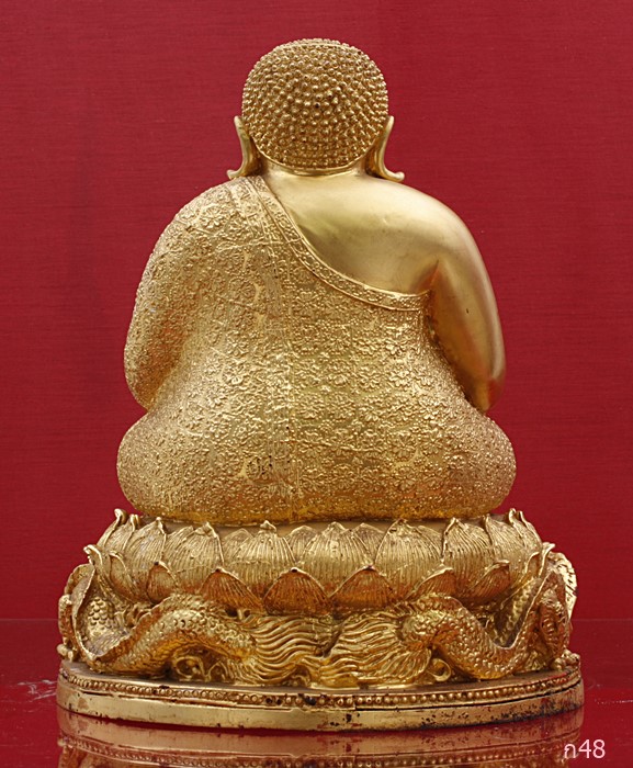 พระบูชาพระสังฆจาย วัดมังกรกมลาวาส หน้าตัก 9 นิ้ว