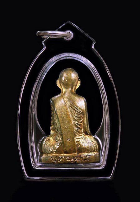 รูปเหมือนปั้ม หลวงพ่อกวย วัดซับลำใย ปี 41 หลวงปู่หมุนร่วมเสก สวยเดิมๆ จารเต็มองค์ สุดยอดหายาก #3