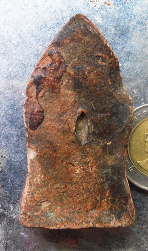 พระเนื้อดินพิมพนาคปรก พิมพ์เล็ก กรุทางอยุธยา สวยๆเก่าๆครับ