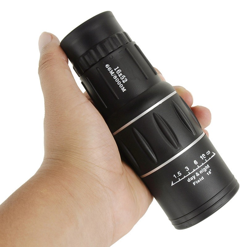 เคาะเดียว (450 บาท) กล้องส่องทางไกลตาเดียว ขนาด 16 x 52 มม.ระยะซูม 66x8000 เมตร