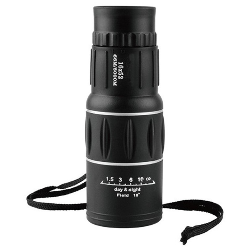 เคาะเดียว (450 บาท) กล้องส่องทางไกลตาเดียว ขนาด 16 x 52 มม.ระยะซูม 66x8000 เมตร