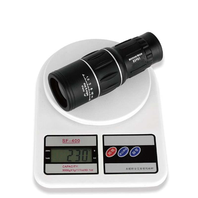 เคาะเดียว (450 บาท) กล้องส่องทางไกลตาเดียว ขนาด 16 x 52 มม.ระยะซูม 66x8000 เมตร