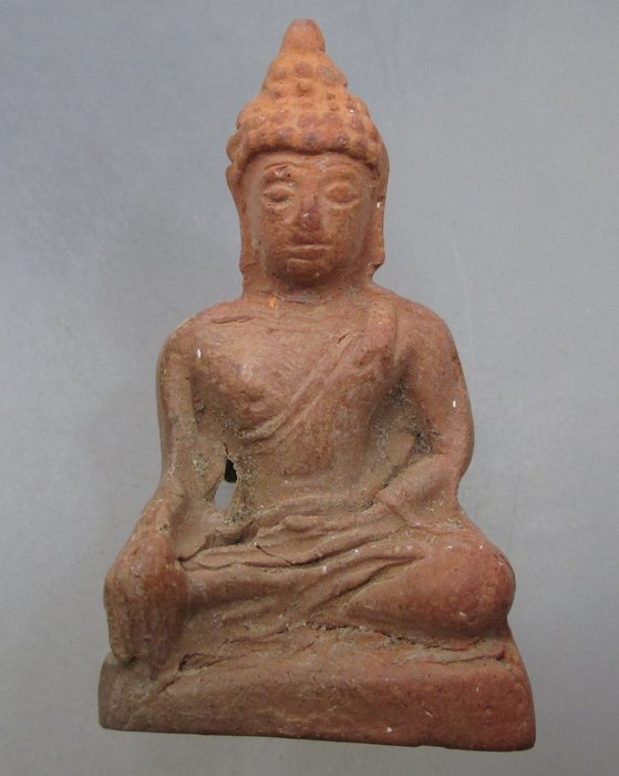 พระพุทธลอยองค์ เนื้อดิน (ฐาน 1 นิ้ว)